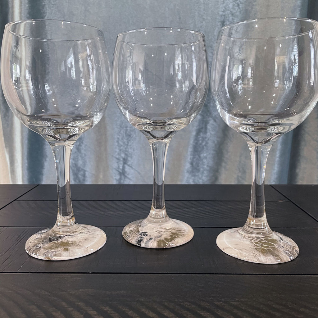 Hand-painted Wine Glasses - Classic - Ashley Lisl Art