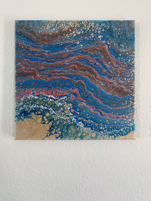 Canvas Painting "Sunset Waters" - Ashley Lisl Art
