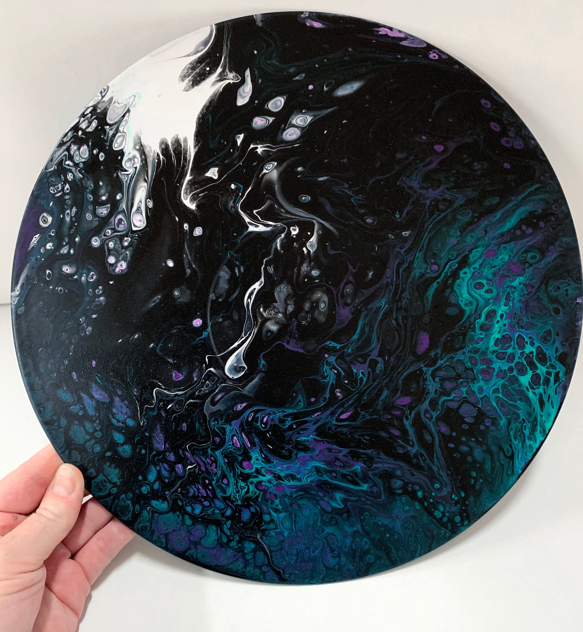 Vinyl Art Painting "Cosmic Wave" - Ashley Lisl Art