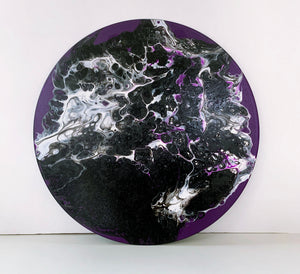 Vinyl Art Painting "Dark Matter" - Ashley Lisl Art
