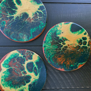 Coaster Set - Earth from Space