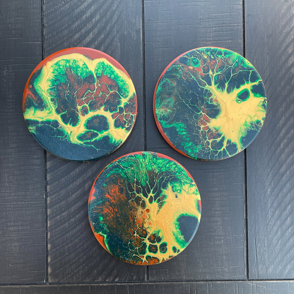 Coaster Set - Earth from Space