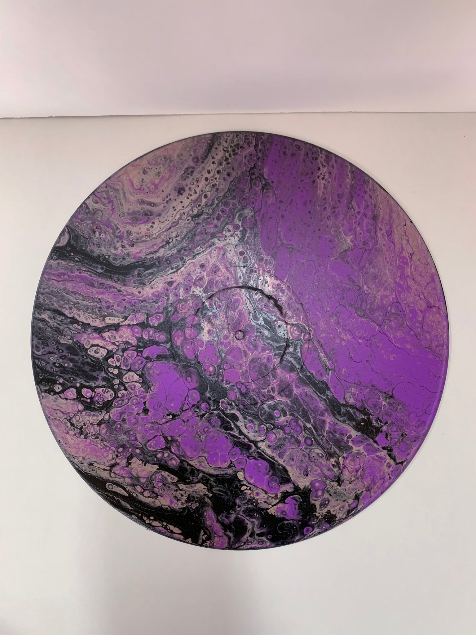 Vinyl Art Painting "Purple People Eater" - Ashley Lisl Art