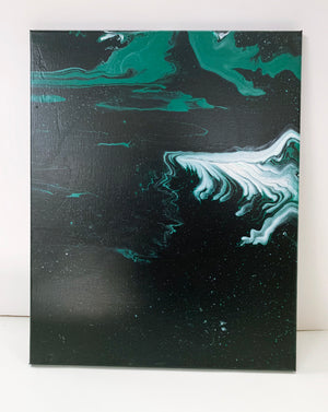 Canvas Painting "Smoke Horizon" - Ashley Lisl Art