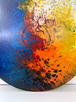 Vinyl Art Painting "Sun & Water" - Ashley Lisl Art