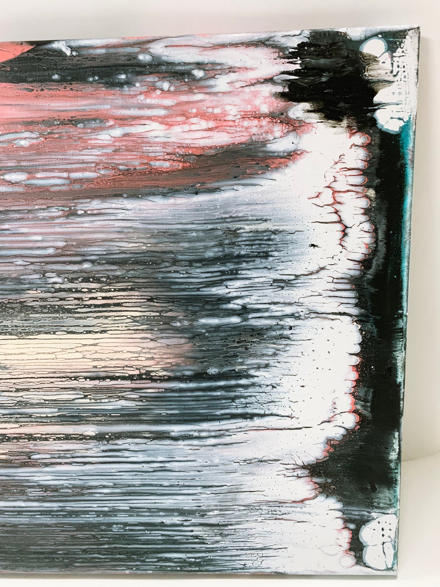Canvas Painting "Wiped" - Ashley Lisl Art